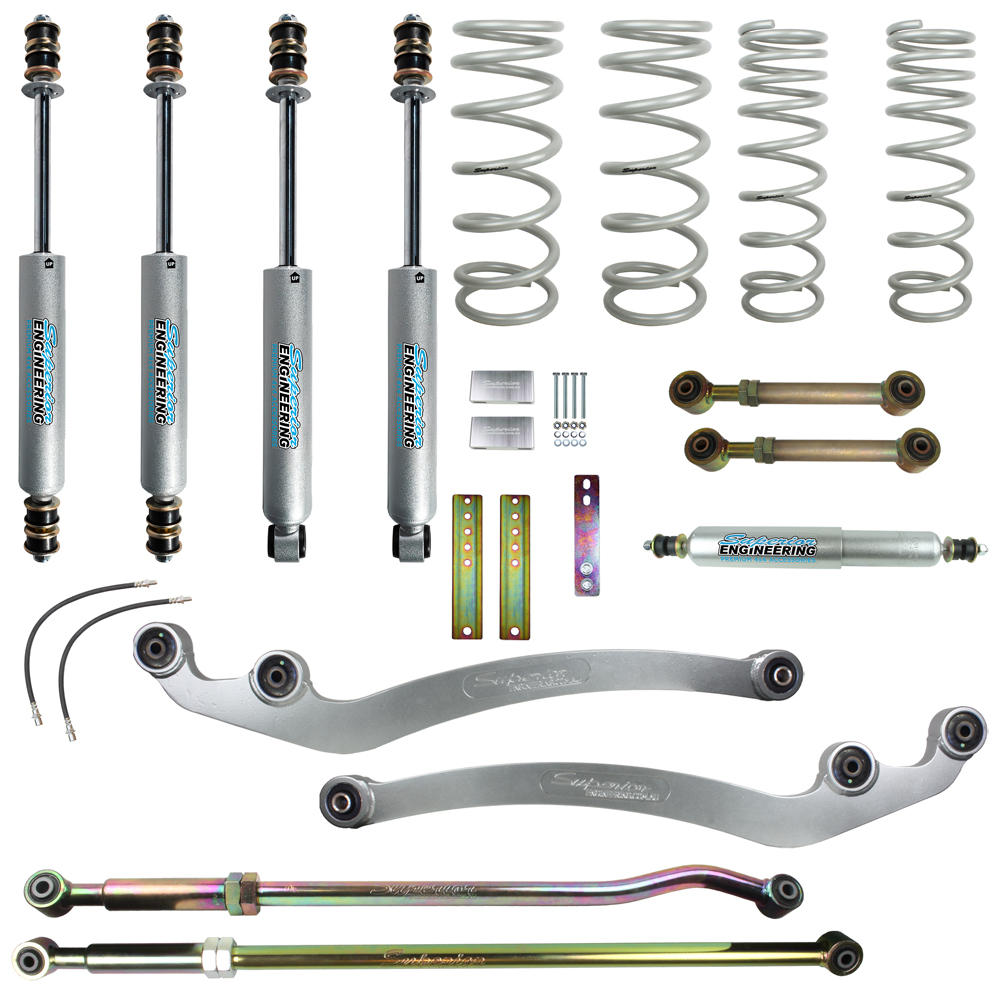 Superior Engineering 3 Inch (75mm) Lift Kit Suitable For Toyota LandCruiser 80 Series - SUP-80-KIT-3INCH